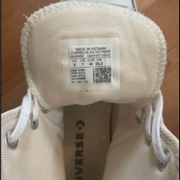 White platform converse - Picture 5 of 5